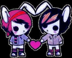 Conejitos emos de amor