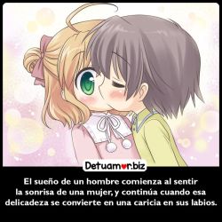 El sueño de un hombre comienza al sentir...