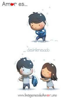 El amor es ... desinteresado 💓