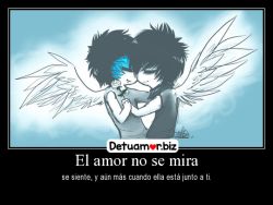 El amor no se mira se siente, y aún más...