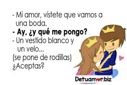 Mi amor ví­stete que vamos a una boda -...
