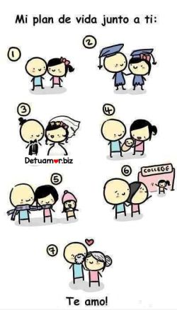 Mi plan de vida junto a ti TE AMO