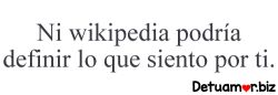 Ni wikipedia podría definir lo que...