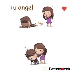 Quiero ser tu angel guardian y asi pueda...