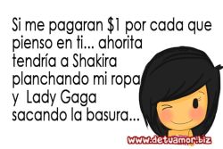 Si me pagaran $1 por cada que pienso en...