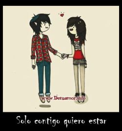 Solo contigo quiero estar 💓