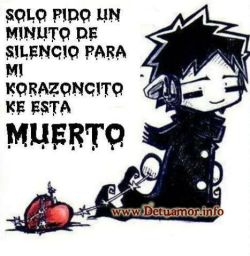 Solo pido un minuto de silencio para mi...