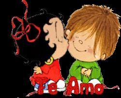 Te Amo - Imagen Gif Beso
