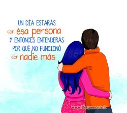 Un día estarás con esa...