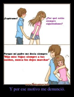 Y por ese motivo me denuncio