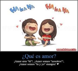 ¿Que es amor? - Amor eres ''tú, Amor...