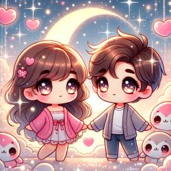 chicos enamorados y felices