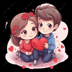 enamorados imagen bonita png