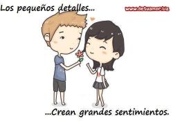 Los pequeños detalles crean grandes...