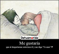 Me gustarí­a que al despertarme...