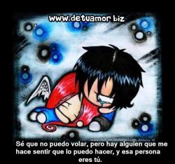 Sé que no puedo volar, pero hay alguien...