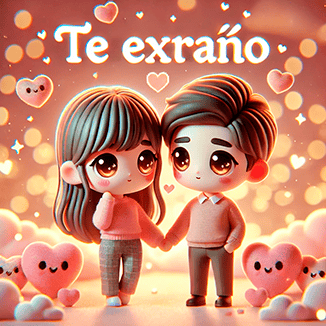 Dedicar páginas con imagen Te Extraño