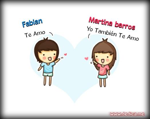 Juntos Por Siempre: Fabian y Martina barros