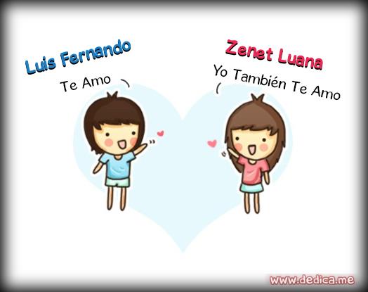 Juntos Por Siempre: Luis Fernando y Zenet Luana