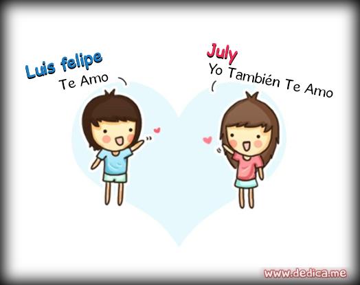 Juntos Por Siempre: Luis felipe y July