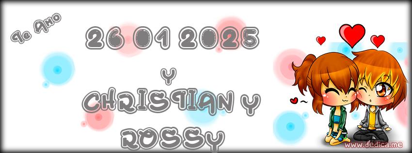 Portada Facebook 26 01 2025 y CHRISTIAN Y ROSSY