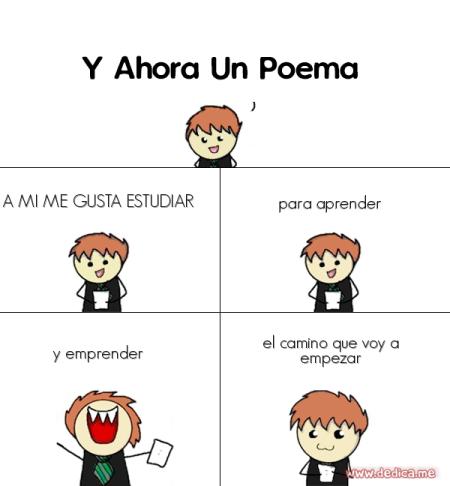 a mí me gusta estudiar