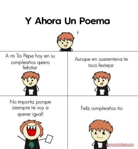A mi Tío Pepe hoy en su cumpleaños quiero felicitar