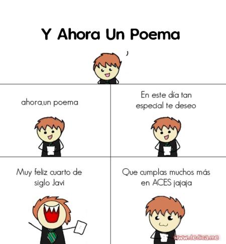 Ahora un poema