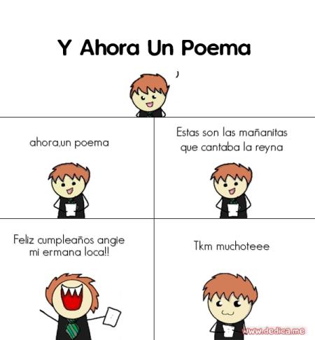 Ahora un poema