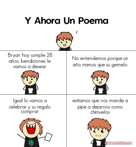 Bryan hoy cumple 28 años, bendiciones le vamos a desear