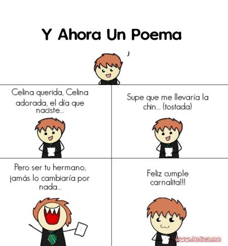 Celina querida, Celina adorada, el día que naciste...