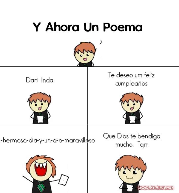 Y ahora Un Poema Dani linda