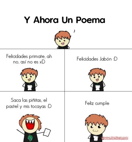 Felicidades primate, ah no, así no es xD
