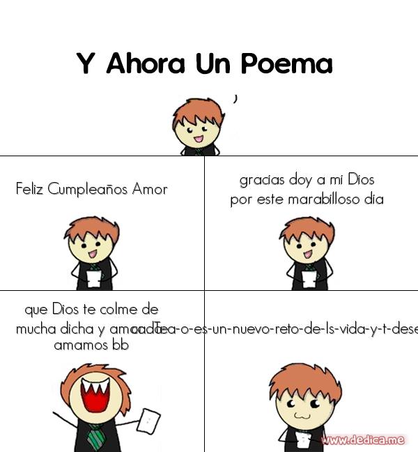 Y ahora Un Poema Feliz Cumpleaños Amor