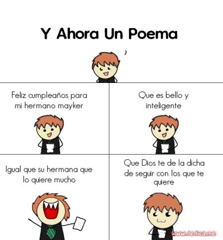 Feliz cumpleaños para mi hermano mayker