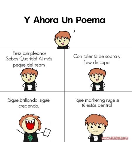 ¡Feliz cumpleaños Sebas Querido! Al más peque del team