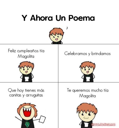 Feliz cumpleaños tía Magolita