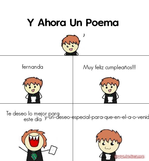 Y ahora Un Poema fernanda