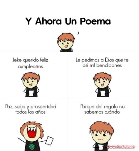 Jeke querido feliz cumpleaños