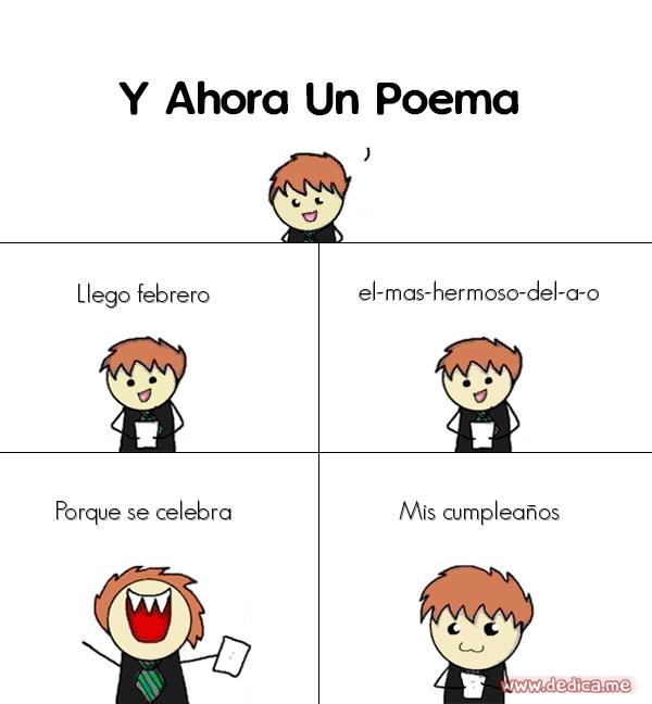 Y ahora Un Poema Llego febrero