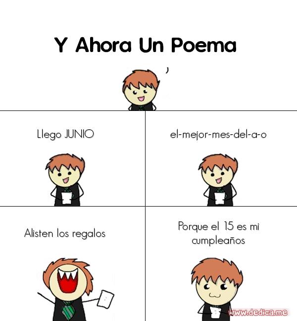 Y ahora Un Poema Llego junio