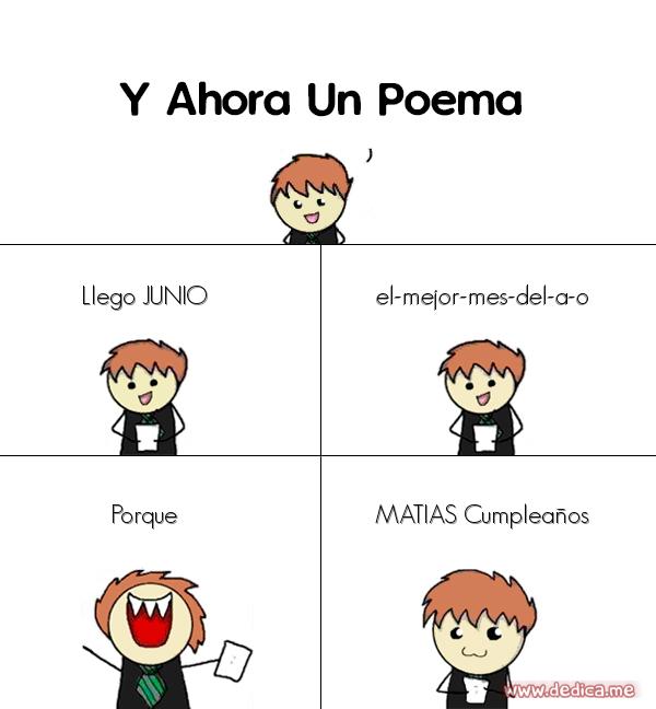Y ahora Un Poema Llego junio