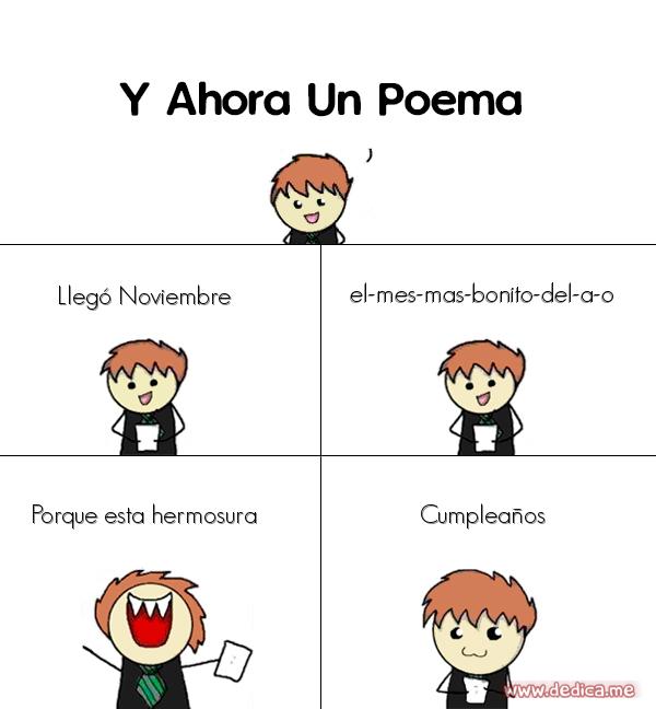 Y ahora Un Poema Llegó Noviembre
