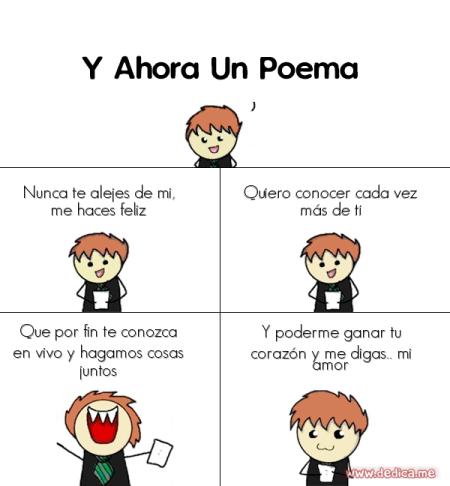 Nunca te alejes de mí, me haces feliz