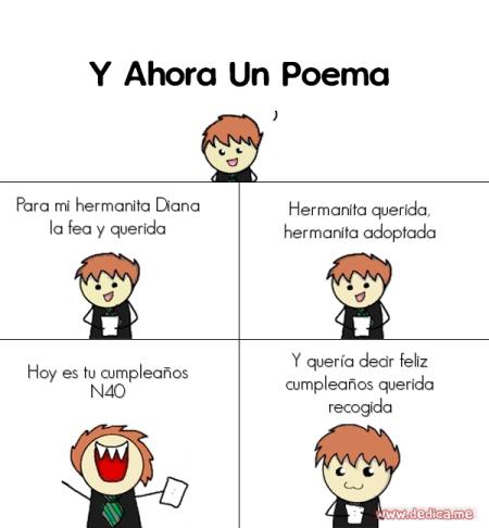 Para mi hermanita Diana la fea y querida