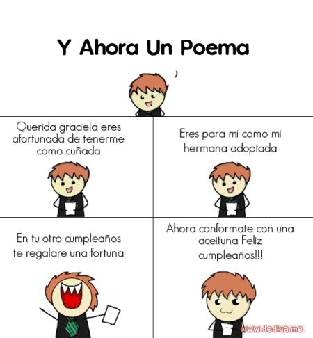 Querida graciela eres afortunada de tenerme como cuñada