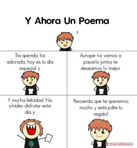 Tía querida, tía adorada, hoy es tu día especial y