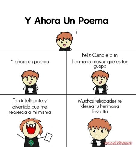 Y ahora un poema