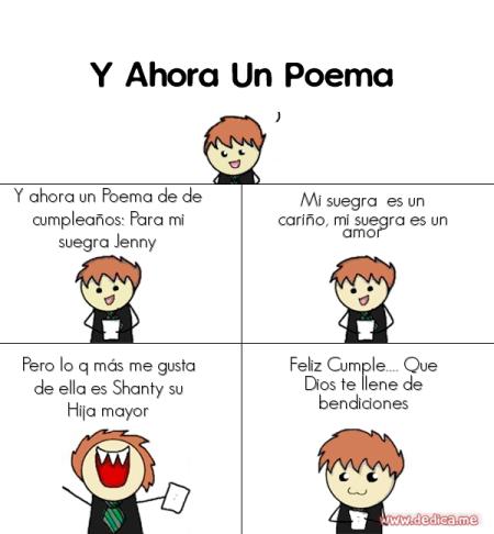 Y ahora un Poema de de cumpleaños: Para mi suegra Jenny