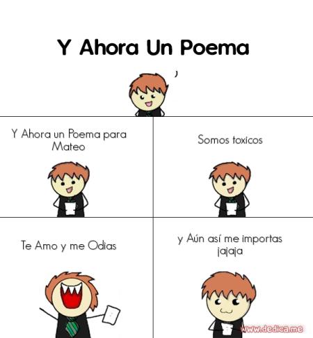 Y Ahora un Poema para Mateo